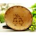 Handmade oak wood trinket bowl for sale